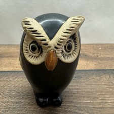Keramik Eule Figur Vintage