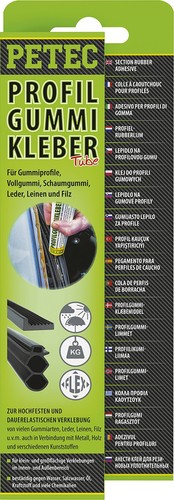 Petec profilgummikleber 70ml - profilgummikleber,