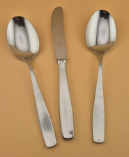 WMF Berlin 3 Teilig Menübesteck Cromargan Menümesser Menülöffel