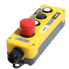 Hängetaster, Kransteuerung, Steuerflasche, 3 Tasten 500VAC 15A COB-381T IP68 DHL