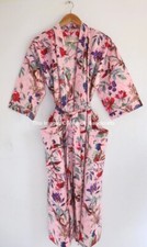 Baumwolle Morgenmantel Lang