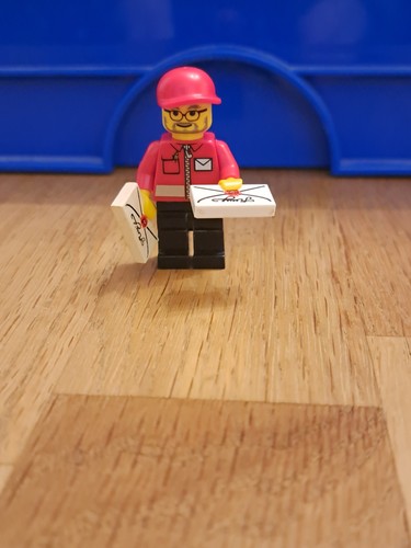 Lego minifigur postbote mit - lego,