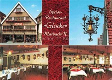 Marbach  Neckar Restaurant Glocke Gastraeume Wirtshausschild