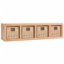 Wandregal Mit Körben 62x18x16