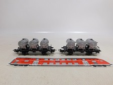 Märklin H0 AC 2x Behältertragwagen (aus Set 2874) Eva DB sehr gut/NEUW #EE1-0,5