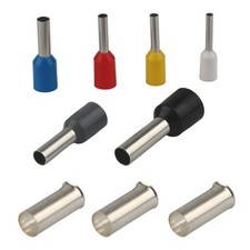 Aderendhülsen isoliert unisoliert 0,50- 50 mm² Kabelhülsen Endhülsen 10-1000 stk
