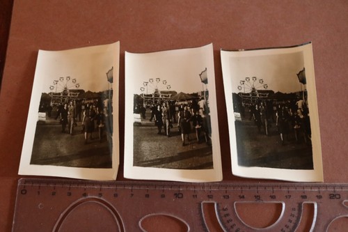 Drei tolle alte fotos kirmes - tolle,