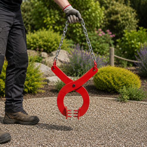 Steinzange 8kg tragkraft - steinzange,