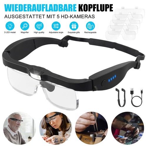 Profi stirnlupe led - stirnlupe, kopflupe