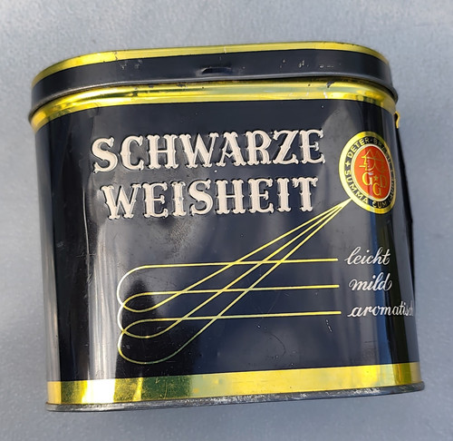 Sammler blechdose schwarze - sammler-blechdose, „schwarze