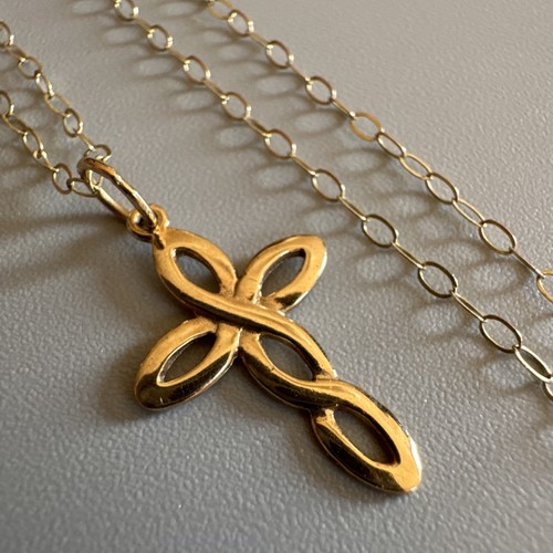 Gelbgold keltisches kreuz - gelbgold,