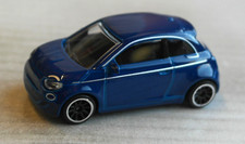 Majorette Fiat 500 Icon blau Elektroauto Kleinwagen Auto Car blue bleu blu Retro