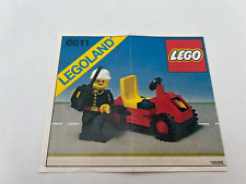 LEGO ® Bauanleitung Legoland Town 6611 Feuerwehrauto Instruction ungelocht 298