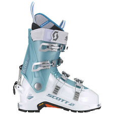 Stiefel Skifahren Bergsteigen Skialp Freeride Damen SCOTT Hellblau Weiß/Blau Mp