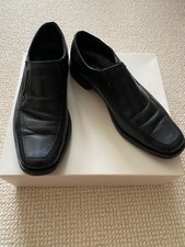 Slipper von Borelli in schwarz aus Leder Gr. 40
