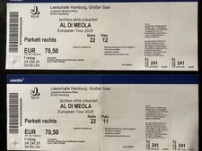 2 Konzertkarten Al Di Meola Hamburg