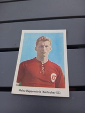 Sport Sammelbilder-Fußball 1 x Heinerle KSC Heinz Ruppenstein Karlsruher SC