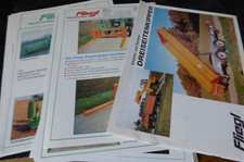 9 Fliegl Maschinenbau alte Prospekte Kipper  /Unimog/Fendt uvm alte Landtechnik
