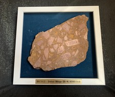 Gestein Brattahlid Grönland Wikinger 928 MS Bremen 9.8.1998  Mineral im Rahmen