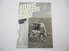 Deutz Intrac System 2000 2002