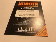 Kubota Traktoren & Zubehör