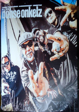 BÖHSE ONKELZ    RETRO BLECHSCHILD    20x30cm gewölbt  Deko Schild