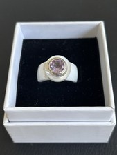 Ehinger Schwarz Charlotte 21-Kopf Amethyst In Silberfassung, 10mm