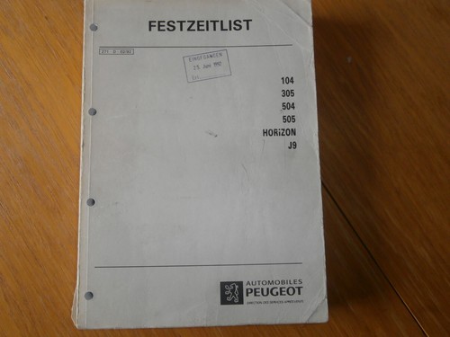 Peugeot handbuch - peugeot,