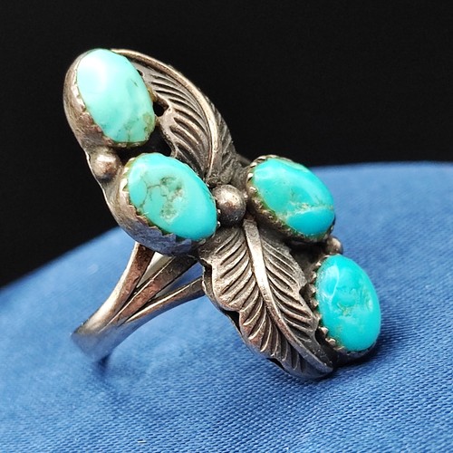 Vintage indianer ring - , silber