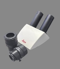 Leica Trinotubus W12/68 + 2x Okular 10x/23B 10450630 - Top Zustand