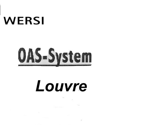 Wersi louvre blockschalt - wersi, louvre-blockschalt