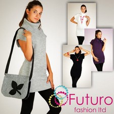 Lässiger Pullover Rollkragen