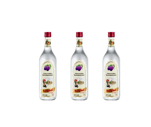 Berghof zwetschgenwasser - 3x,