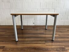 Steelcase kleiner Schreibtisch 100x80 Buche grau Seminartisch