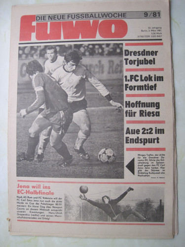 Ddr fuwo 15 - 9/81, 15.spieltag