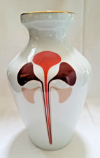 PMR Jaeger & Co. Bavaria Vase weiß 70er Jahre