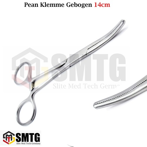 Dental pean klemme - pean, gebogen