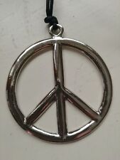 Hippiekette Peace Amulett Peacekette Hippie 60er 70er Festival Karneval Fasching