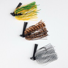 3 St SKIRTED RUBBER JIG 10g