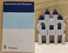 BAUSTEINE des WISSENS * Thieme Verlag * Medizin Anatomie * Werbung * Bauklötze