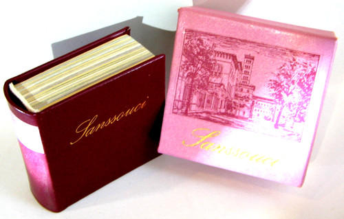 Minibuch leder sanssouci - minibuch,