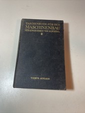 Taschenbuch Für Den Maschinenbau II 2 1924 H. Dubbel 