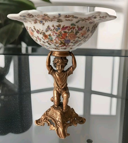Schale porzellan bronze - schale,