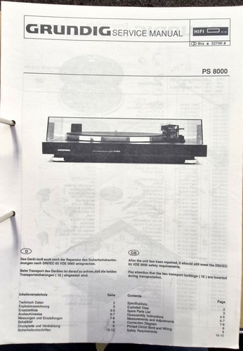 Grundig 8000 original - grundig,