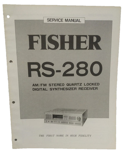 Fisher service manual - fisher,