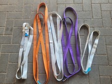 20 Stück gemischte Hebebänder Bandschlinge Gurte Hebegurte