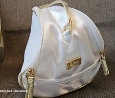  Dior Parfum Neceser Kosmetik Bag Beauty Tasche  Satinweißem Stoff