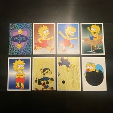 8x THE SIMPSONS Panini Sticker Aufkleber 120, 121, 123, 124, 126, 127, 128 & 129