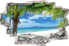 Wandtattoo Palme am Strand