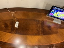 maßgefertigter Mahagoni Tisch aus Osteuropa Oligarh Haushaltsauflösung